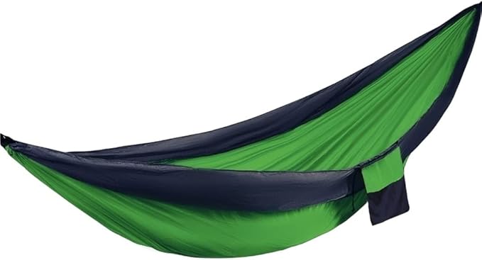 Camping Hammock Bed Camping Hammock Portable Parachute Fabric Garden Outdoor Leisure Sleeping Swing Travel Hanging Bed Hammock Swing (Color : A)