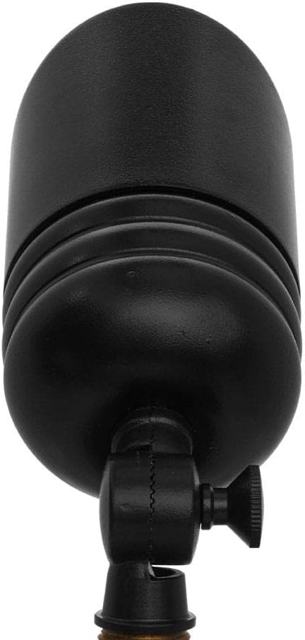 VOLT 20-Pack 12V Fat Boy Outdoor Spotlight (Black) & 5W 2700K MR16 LED Bulb | Solid Brass with Durable Powder Coating, 400 Lumens of Warm White Light, Ideal for Yard, Garden, Trees & House