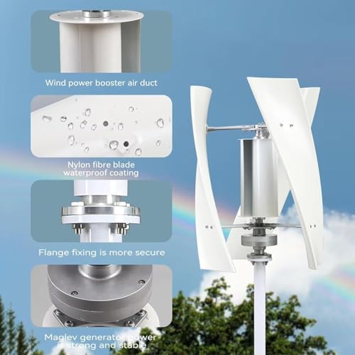 12000W Portable Wind Generator Kit with MPPT Controller for Home & Outdoor Power, 48V Renewable Energy Solution for Eco-Friendly Electricity Generation