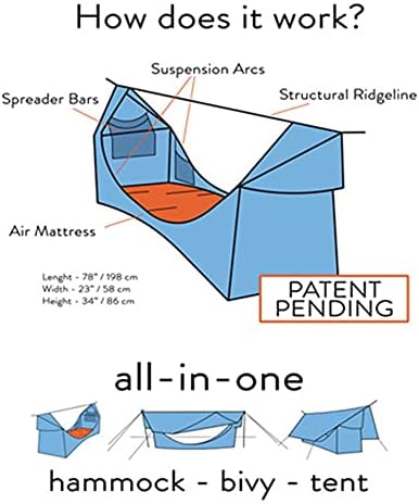 Camping Hanging Hammock Outdoor Camping Water-Proof Tents Shade Villa Garden Leisure Sofaa Hammock That Can Lie Flat