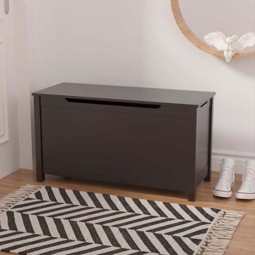 LICOME 30 Gallon Outdoor Storage Deck Box - Weather Resistant, Easy Assembly (Brown-Storage-Box)