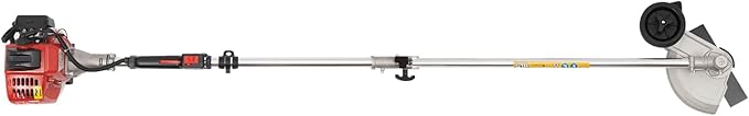 26CC Gas Brush Cutter & String Trimmer, 2-Cycle Brush Cutter Trimmer Weed Eater, Gas Trimmer Yard Care Tools, Edger Brush Cutters for Thick Brush, Overgrown Weeds & Lawn Maintenance