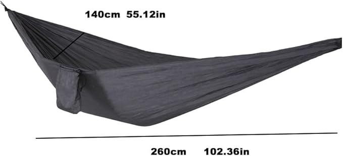 Portable Hammock,garden Hammocks,210T Nylon (parachute), Can Hold Up to 250kg, Tear-resistant, Suitable for Camping, Outdoor and Garden Scenarios.(Blue)