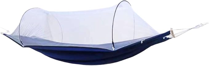 Portable Oxford Cloth Hammock Outdoor Travel Camping with Its Own Frame Portable Multi-Purpose Hammock Comfortable(Blue)