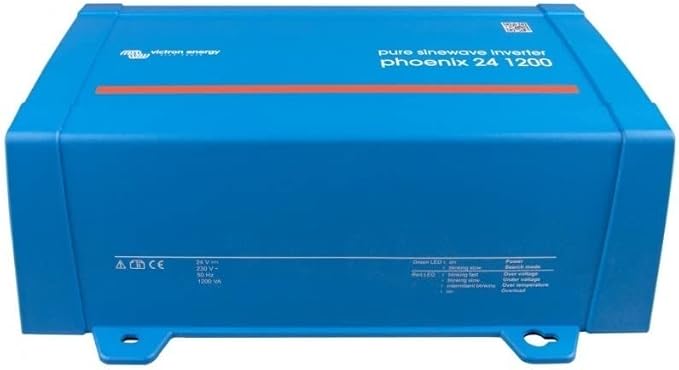 Victron Energy 1200VA 24-Volt 120V AC VE.Direct Pure Sine Wave Inverter | with NEMA GFCI