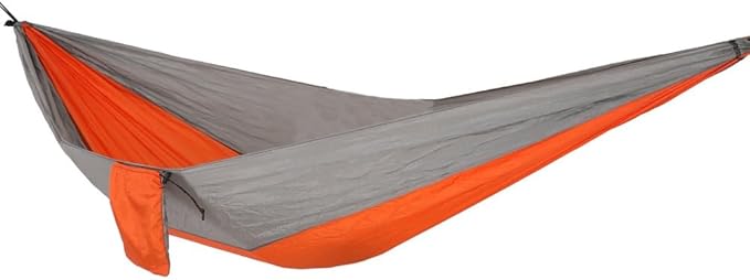 Portable Hammock,garden Hammocks,210T Nylon (parachute), Can Hold Up to 250kg, Tear-resistant, Suitable for Camping, Outdoor and Garden Scenarios.(Orange)