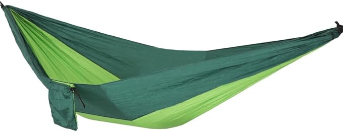 Portable Hammock,garden Hammocks,210T Nylon (parachute), Can Hold Up to 250kg, Tear-resistant, Suitable for Camping, Outdoor and Garden Scenarios.(Green)