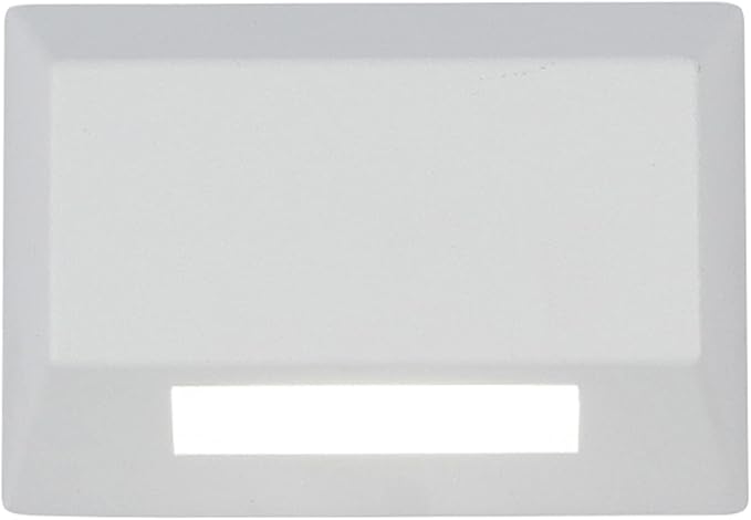 WAC Landscape Lighting, Rectangular LED 12V Deck and Patio Light 3000K Warm Built-in LED in White