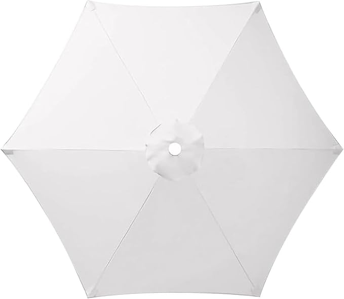 Patio Umbrella Replacement Canopy for 6/8 Ribs, Waterproof Outdoor Market Table Parasol Cover, 6.6ft 9 ft 10ft 13ft Umbrella Replacement Top Cover, Canopy Only
