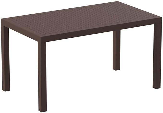 Compamia Ares 7 Piece Patio Dining Set in Brown, Commercial Grade