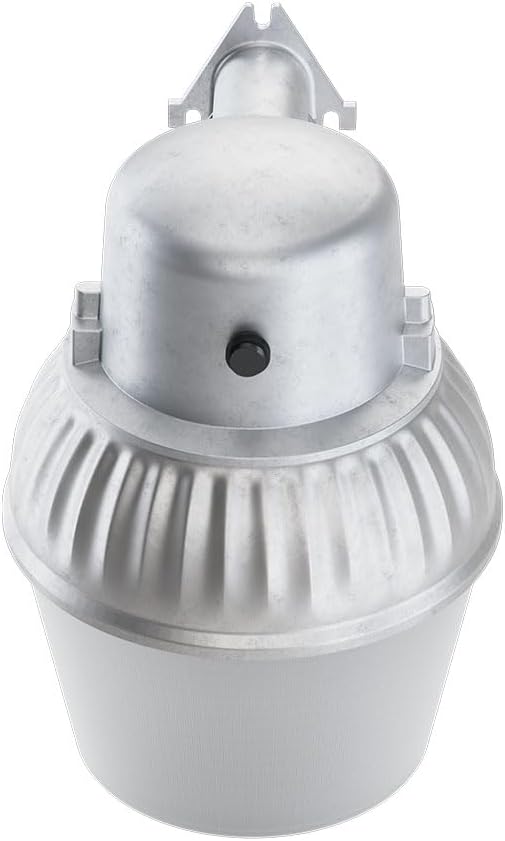 Lithonia Lighting LED Outdoor Flood Light Fixture, Exterior Dusk to Dawn Security Light with Photocell Sensor, Pole or Wall Mount, 3500 Lumens, 5000K Daylight, Gray (OALS10)