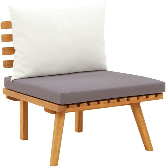 Patio Lounge Set with Cushions,Patio Furniture Sets,Patio Conversation Sets,Outdoor Furniture Sets,for Garden,Backyard,Outdoor,8 Piece Solid Acacia Wood