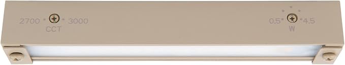WAC Landscape Lighting, Hardscape 6in LED 12V Strip Light with Quick Release and 2-CCT 2700K-3000K in Sand