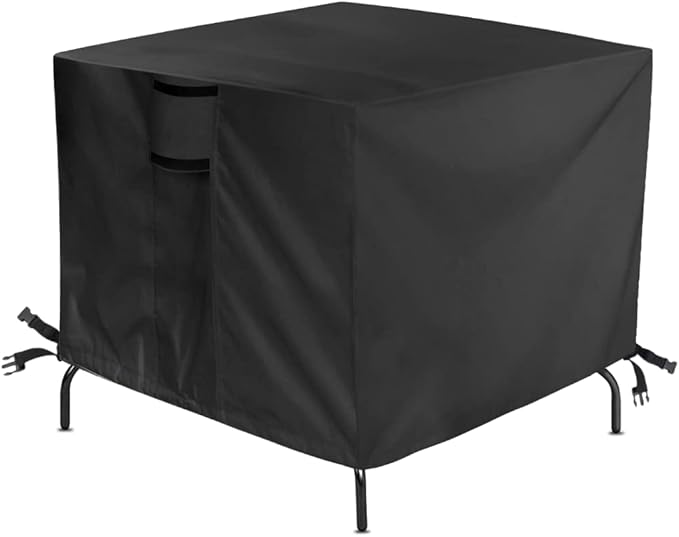 Outdoor Table Cover,38 Inch Square Patio Table Cover,for Waterproof Outside Small Table Furniture - 38 X 38 X 28 Inch