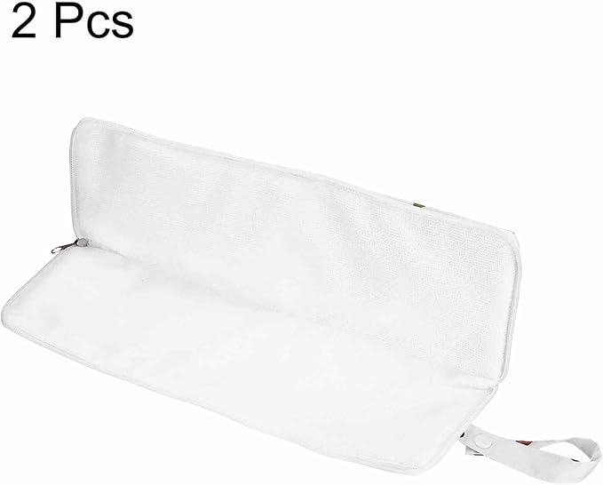 HARFINGTON 2pcs Wet Umbrellas Bag 4.9" x 14.2" Superfine Fiber Strong Water Absorption Umbrella Case Cover Portable Waterproof Case for Storage Travel Home Outdoor, White