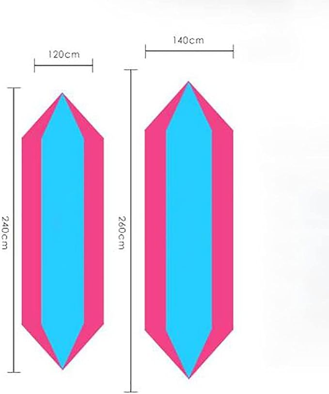 Camping Hammock, Hammock Outdoor Mosquito and Rainproof Swing Sling Wild Air Tent and Mosquito Net Ultralight Double Camping Bed(Pink)