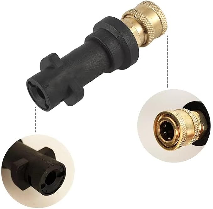 High Pressure Washer Gun Adapter 1/4" Spray Nozzle Tips Sets Brass Female Quick Connector for Karcher k2 k3 k4 k5 k6 K7