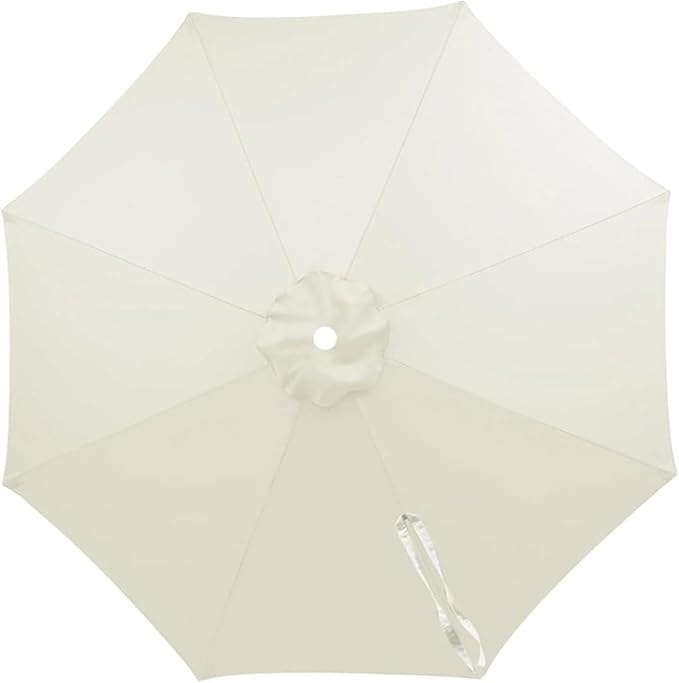 Patio Umbrella Replacement Canopy for 6/8 Ribs, Waterproof Outdoor Market Table Parasol Cover, 6.6ft 9 ft 10ft 13ft Umbrella Replacement Top Cover, Canopy Only