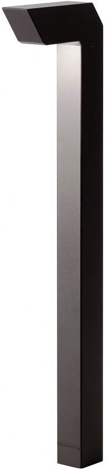 KICHLER 12V LED Right Angle Path Light Textured Architectural Bronze, 22.00x5.75x1.50