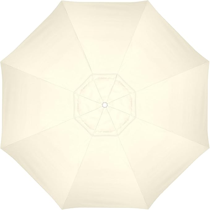 California Umbrella Replacement Canopy Cover in Antique Beige Olefin Umbrella, 11' Round