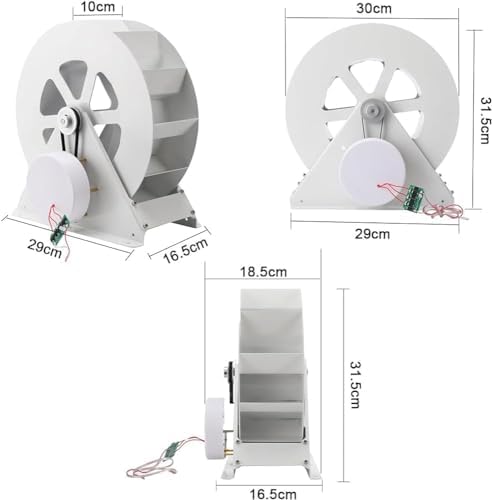 100W Water Wheel Hydropower Generator - Low-Speed Hydro Turbine for Outdoor Household Lighting & Power Equipment - Eco-Friendly Renewable Energy Solution