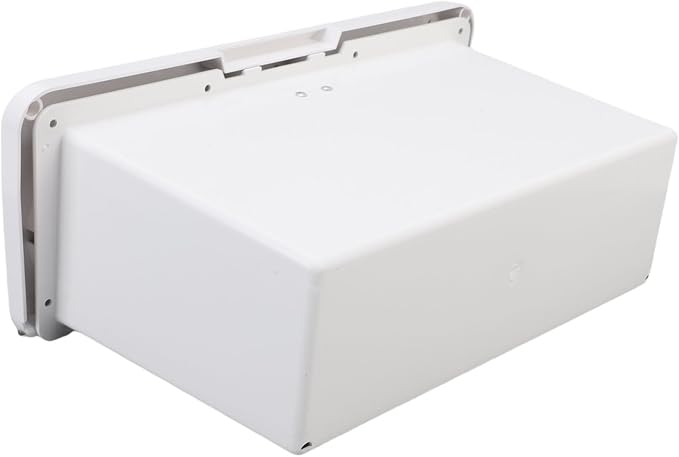 Diydeg Deck Storage Box, Marine Grade ABS Plastic Boat Pontoon Yacht Storage Compartment Built in Non Slip Cup Holders, Marine Glove Box for Tools, Documents, Electronics