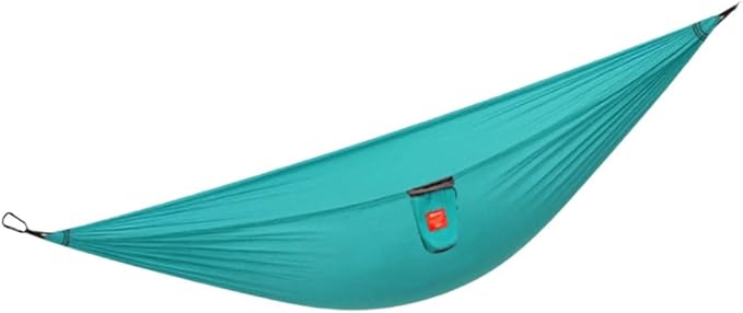 Portable Polyester Hammock with Storage Bag Outdoor Camping Thick Rope Portable Multi-Purpose Tree Hanging Hammock Comfortable(Blue)