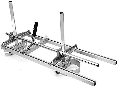 Portable Chainsaw Mill 36 Inches Planking Milling Bar Size 14 Inches to 36 Inches,with 9Ft Rail Mill Guide System