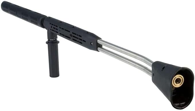 CANPUMP 40-in Dual Lance Wand w/Bent Tube, Replacement Pressure Washer Extension Wand, Double Lance, Stainless Steel, Quick-Connect, Soap Nozzle, 5000 PSI, 10.5 GPM, Pack of 4