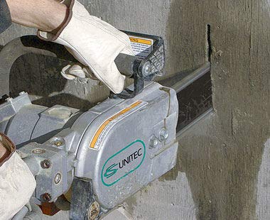 Part # CS 536664-3: Air Diamond Chain Saw, with 20" guide bar & 33 segment chain, Wt: 36 lbs.