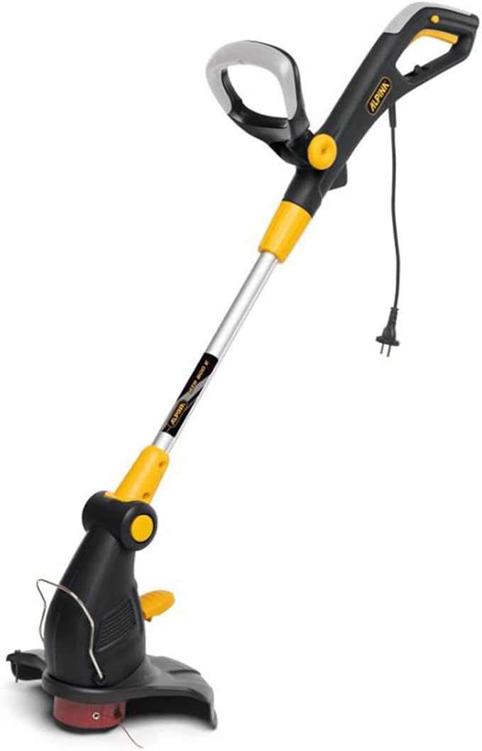 Alpina 252060004/A20 Electric Lawn Trimmer ATR 600 E, 600 W, Black/Yellow, Cutting Width 30 cm