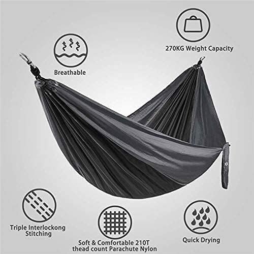 RUVOO Hammock Camping Hammock Camping Hammock Portable Hammocks Outdoor Travel Camping Survival Swing Chair Hanging Bed Hammocks for Outside (Color : H)