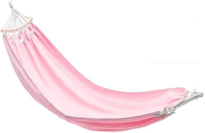 Outdoor Hammock Anti-Rollover Travel Camping Portable Hammock Hanging Chair Outdoor Portable Camping Travel Equipment (Color : Pink, Size : 190 * 80cm)
