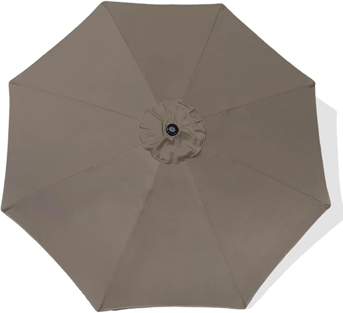 ontheway 11FT Patio Umbrella Enhanced Replacement Canopy Market Table 8 Ribs Umbrella Canopy