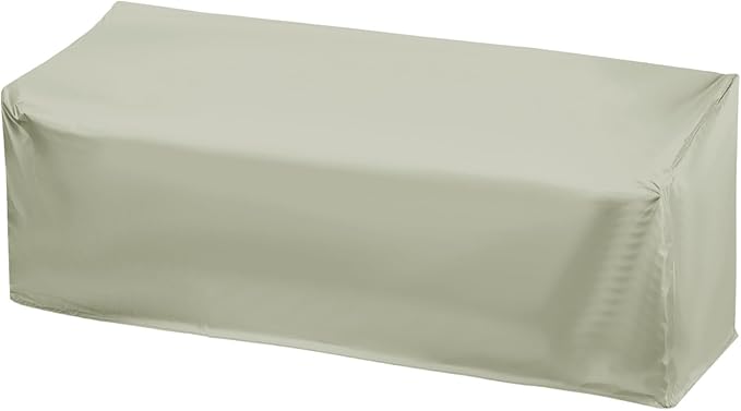 PATIKIL Outdoor Bench Cover, 210D Oxford Heavy Duty Waterproof Patio Furniture Covers for Garden Sofa Chair Table Zero Gravity, 75"L x 26"W x 35"T, Champagne Color