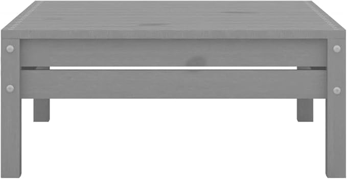 Patio Lounge Set,Wooden Sofa,Outdoor Furniture,Patio Conversation Sets,Outdoor Furniture Sets,for Garden,Deck,Backyard,3 Piece Solid Pinewood Gray