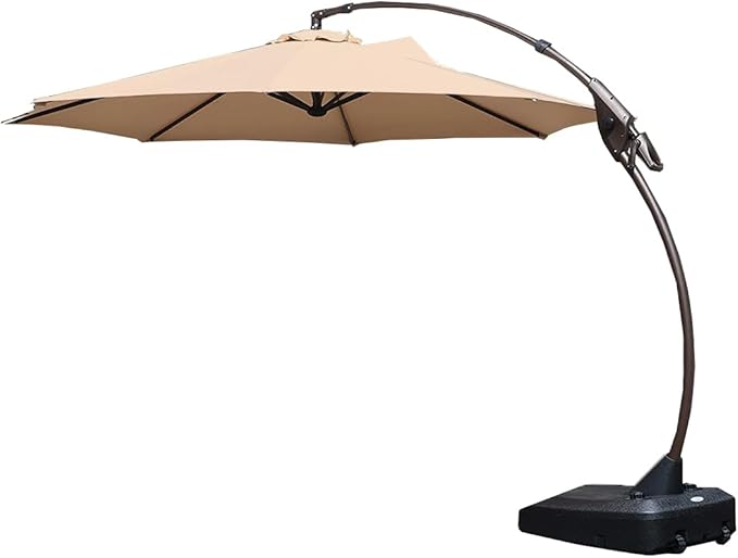 Garden Winds Replacement Canopy Top Cover Compatible with The Grand Patio Napoli 11FT Umbrella - RipLock 500