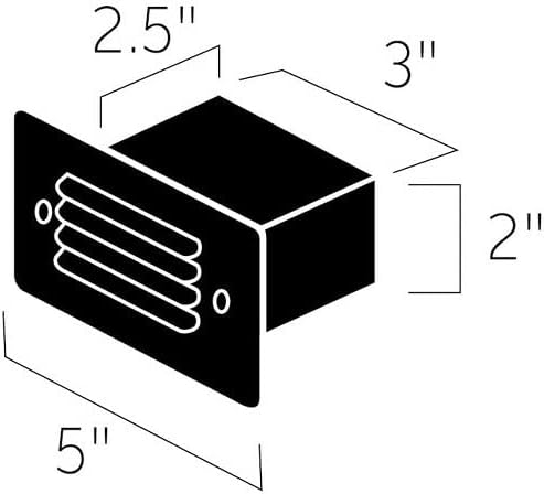 Kichler 15782BKT27R LED Deck Step light