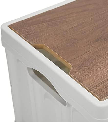 Outdoor Storage Box - 30L Durable Removable Deck Box for Patio Cushions, Gardening Tools, Sports Equipment, and Outdoor Accessories