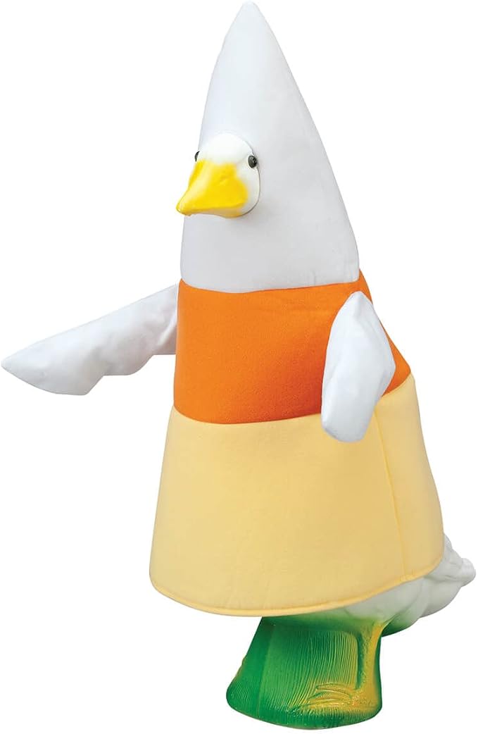 Gaggleville Candy Corn Goose Outfit, Fits Large 23" H Statue, by Fox | Valley Traders