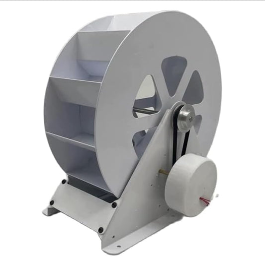 50W/100W Hydro Turbine Generator,Waterwheel Hydroelectric Power Plant Low-Speed Disc-Type Electricity Generation Wind and Water Wheel Outdoor(Size:50W)