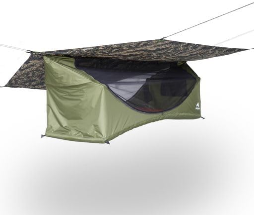 Haven Tents Lay Flat Hammock Tent - Waterproof Camping Hammock with Mosquito Net, Insulated Pad and Rainfly - Haven Tent, Haven XL, Haven Safari