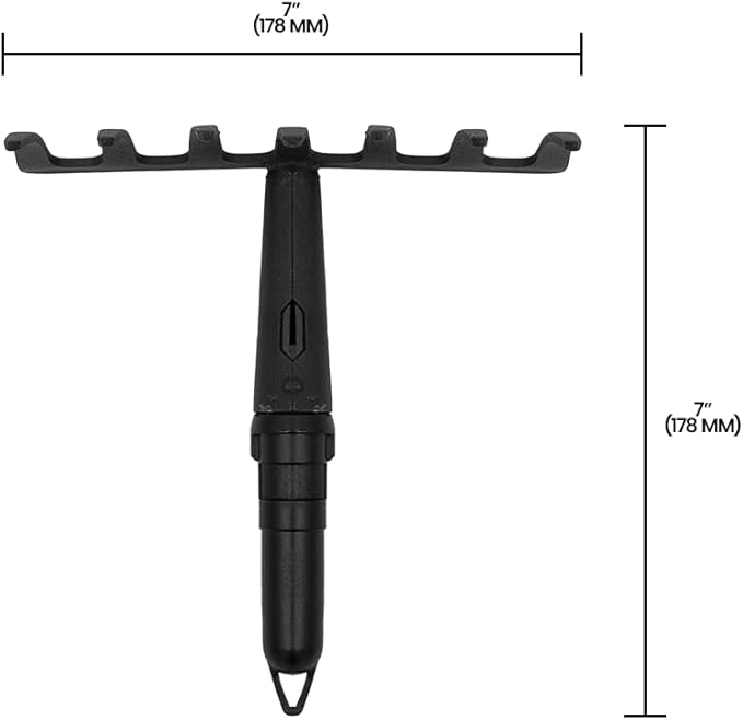 Zenport J0016-K1 Cultivator and Rake Garden Multi Tool Bundle - 3 Pack
