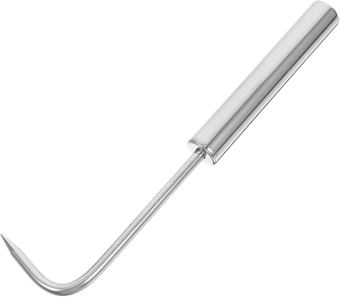 VANZACK Stainless Steel Crack Weeder Garden Rake Uprooting Weeding Tool Hand Weeder for Vegetable Gardening Garden Weed Pulling Tool