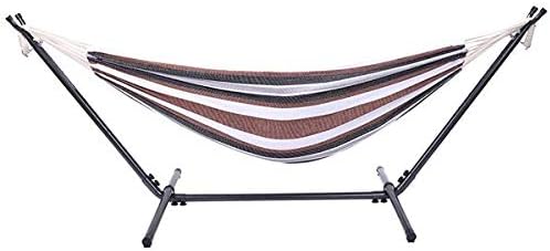 Hammock Set (Hammock Frame Small Color Bar) Natural Rope (Coffee bar)