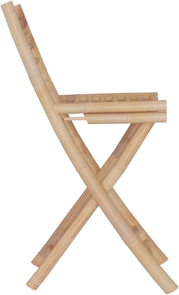 3 Piece Bar Set, Bistro Set Porch Furniture Set Front Porch Furniture Patio Conversation Set for Poolside Garden Negotiation Area Exhibition Bamboo