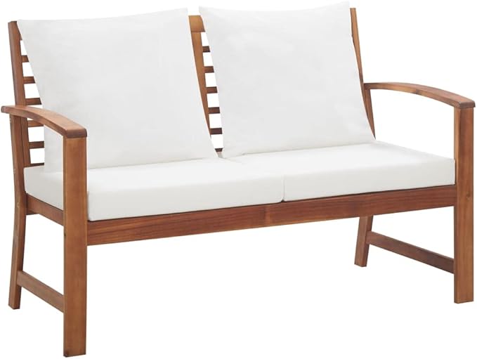 Garden Lounge Set with Cushions,Outdoor Tables and Chairs,Outdoor Furniture Sets,Patio Conversation Sets,for Garden,Deck,Backyard,4 Piece Solid Acacia Wood