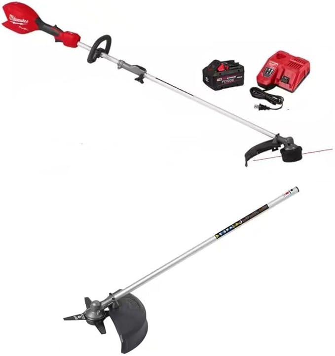 A for M18 Fuel String Trimmer Kit and Brush Cutter Attachment Bundle + TPT Premium cart tecforeman