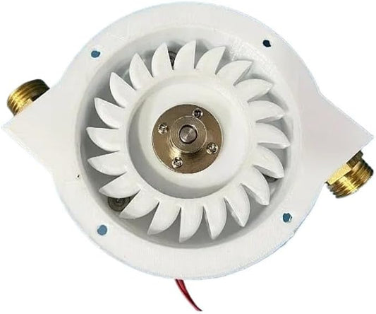 Micro Hydro Generator, 100W Mini Water Turbine 1-60V AC, Pelton Impulse Hydroelectric Power Kit with 1/2 Inch NPT Port for Outdoor Stream DIY Science Experiment
