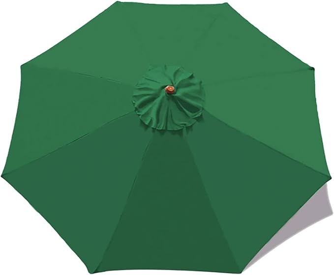 Flueyer 10Ft 8 Ribs Patio Umbrella Replacement Canopy Double-Layer Offset Cantilever Hanging Patio Umbrella Market Umbrella for Outdoor Umbrella(CANOPY ONLY)